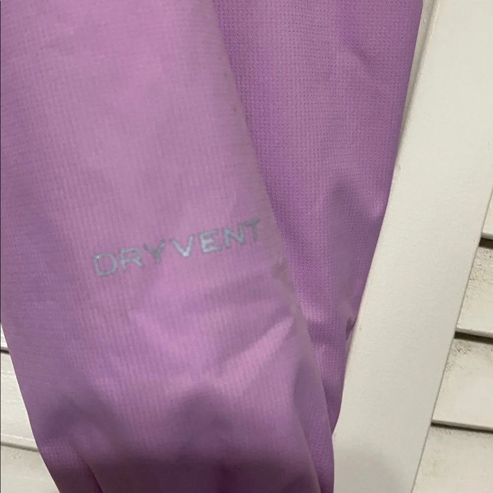The North Face Two Tone Purple And Pink Lightweight Rain Coat Girls L 14-16